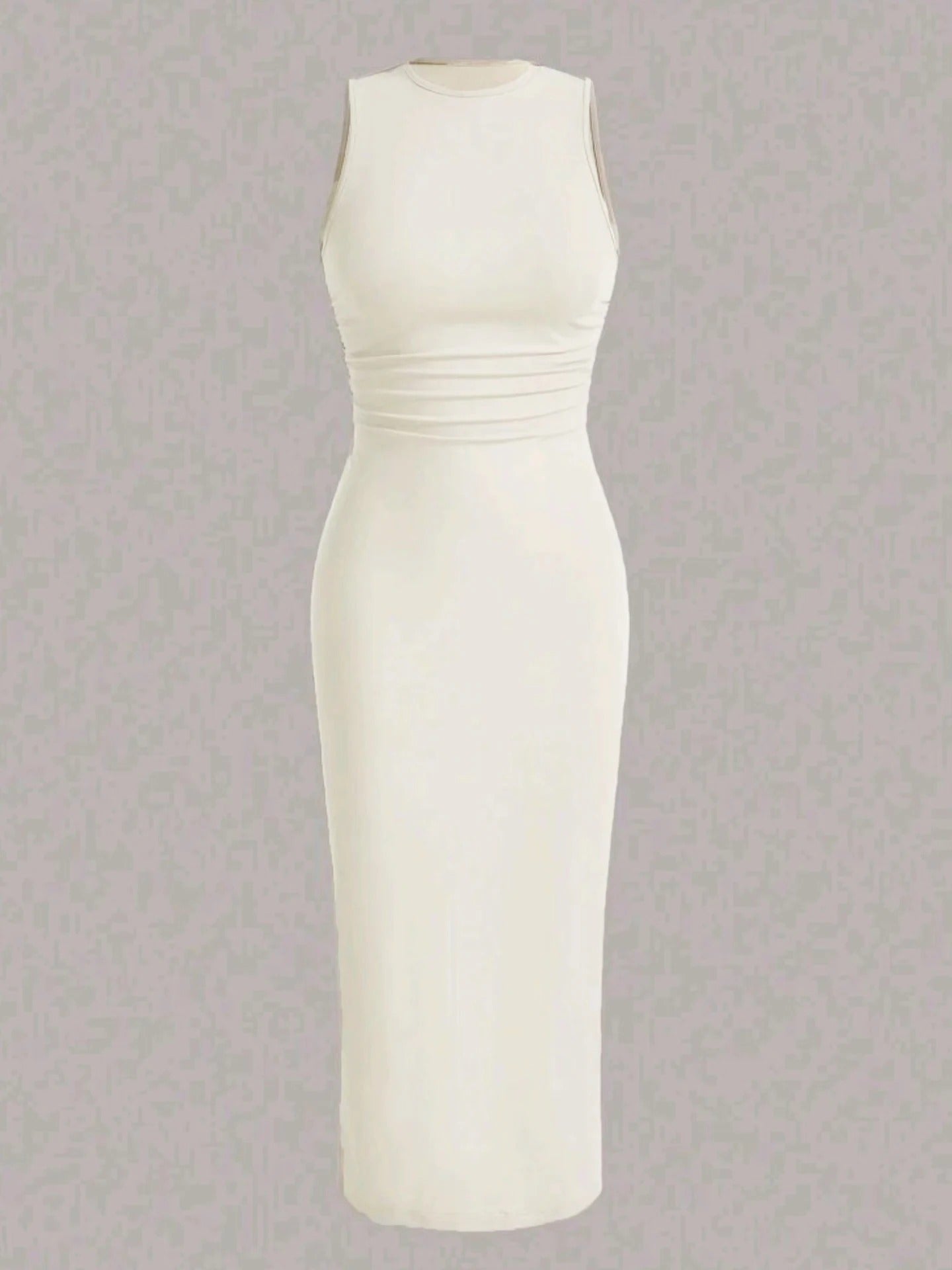 Kleid mit faltiger Taille für Frauen