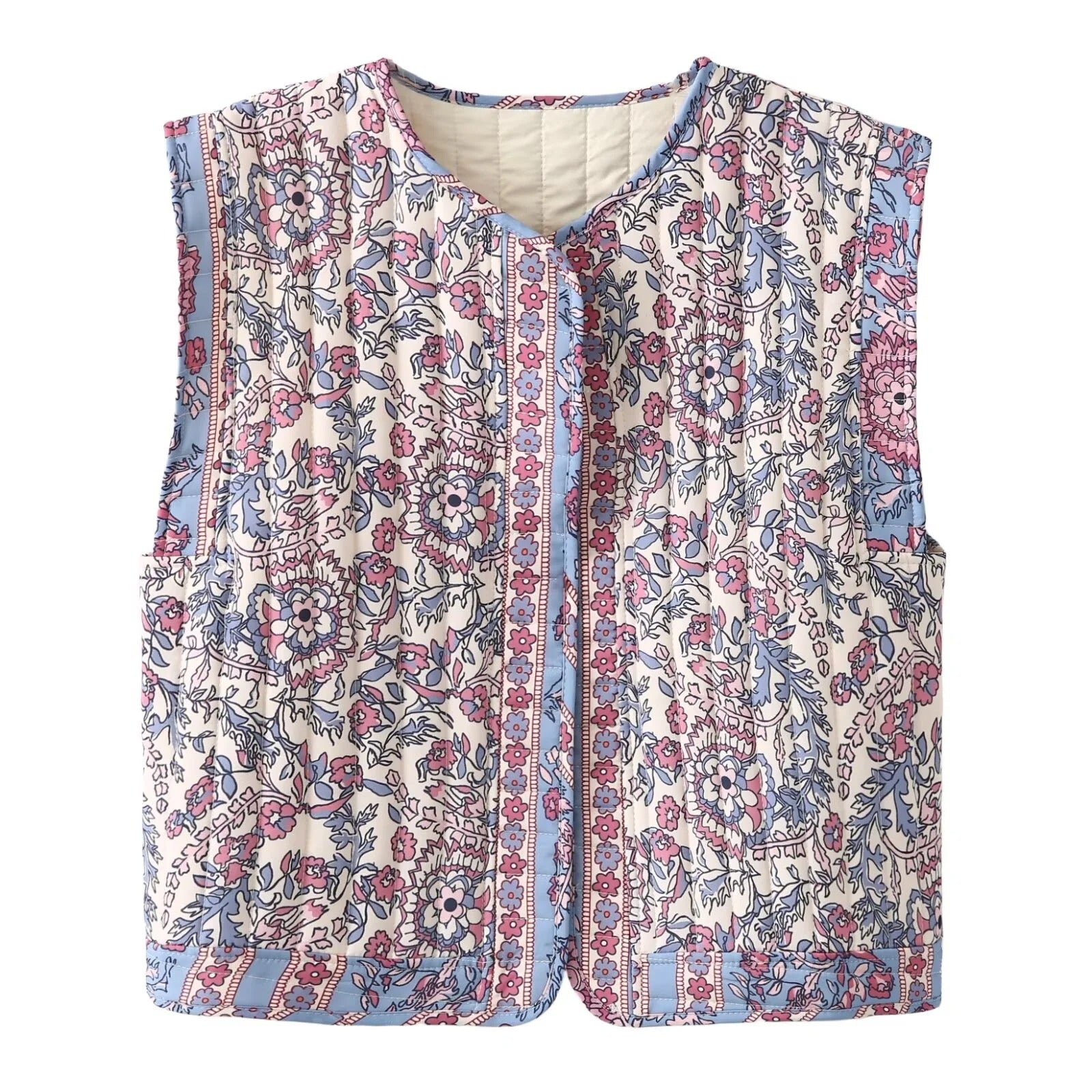 Bedruckte Damen-Baumwolljacke