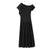 Lässiges Damenkleid mit schrägem Kragen