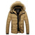 Herren-Parka aus Fleece-Daunen-Baumwolle