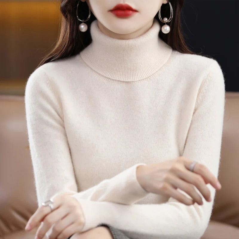 Damen-Strickpullover aus Kaschmir
