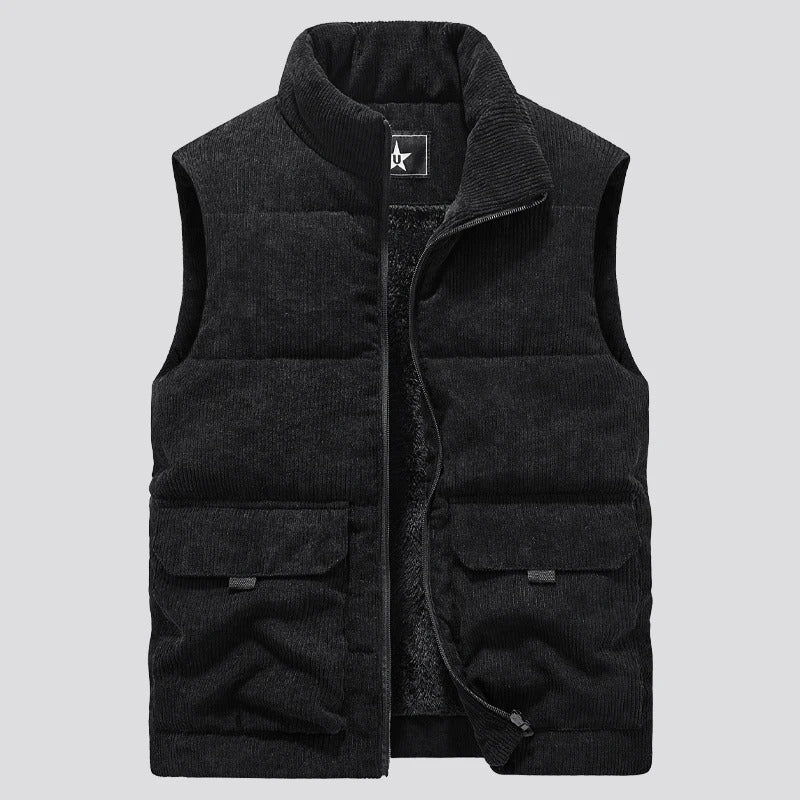 Warme Fleece-Weste für Männer