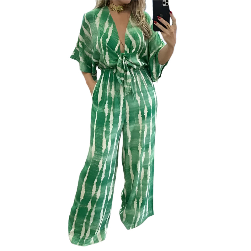 Damenoverall mit Dolmanärmeln und V-Ausschnitt