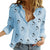Damen Vintage Baumwoll-Leinen-Casual-T-Shirts