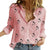 Damen Vintage Baumwoll-Leinen-Casual-T-Shirts
