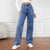 Weite Denim-Jeans für Frauen