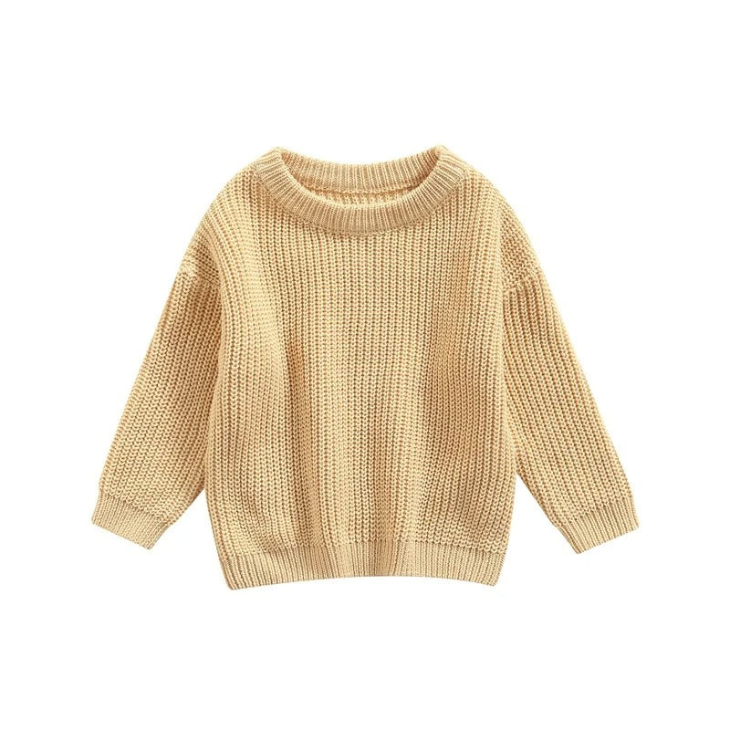Lässiger Strickpullover für Kinder