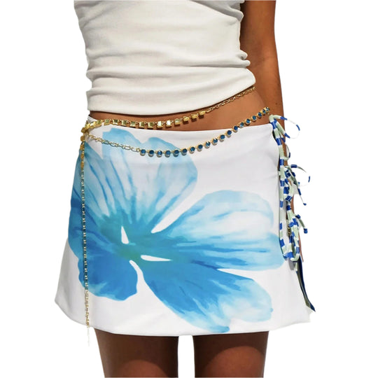 Tie-Dye Bodycon-Rock für Damen
