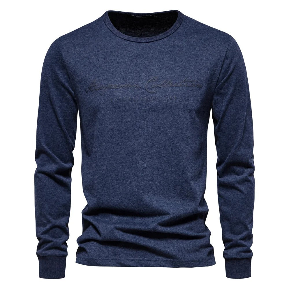 Lässiges T-Shirt mit Buchstabenaufdruck für Männer