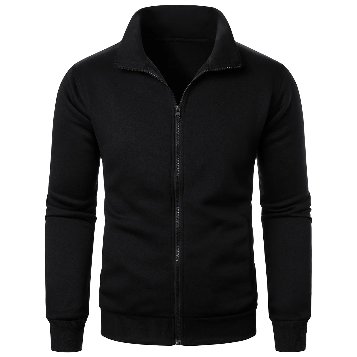 Freizeitjacke für Herren mit Stehkragen und Reißverschluss