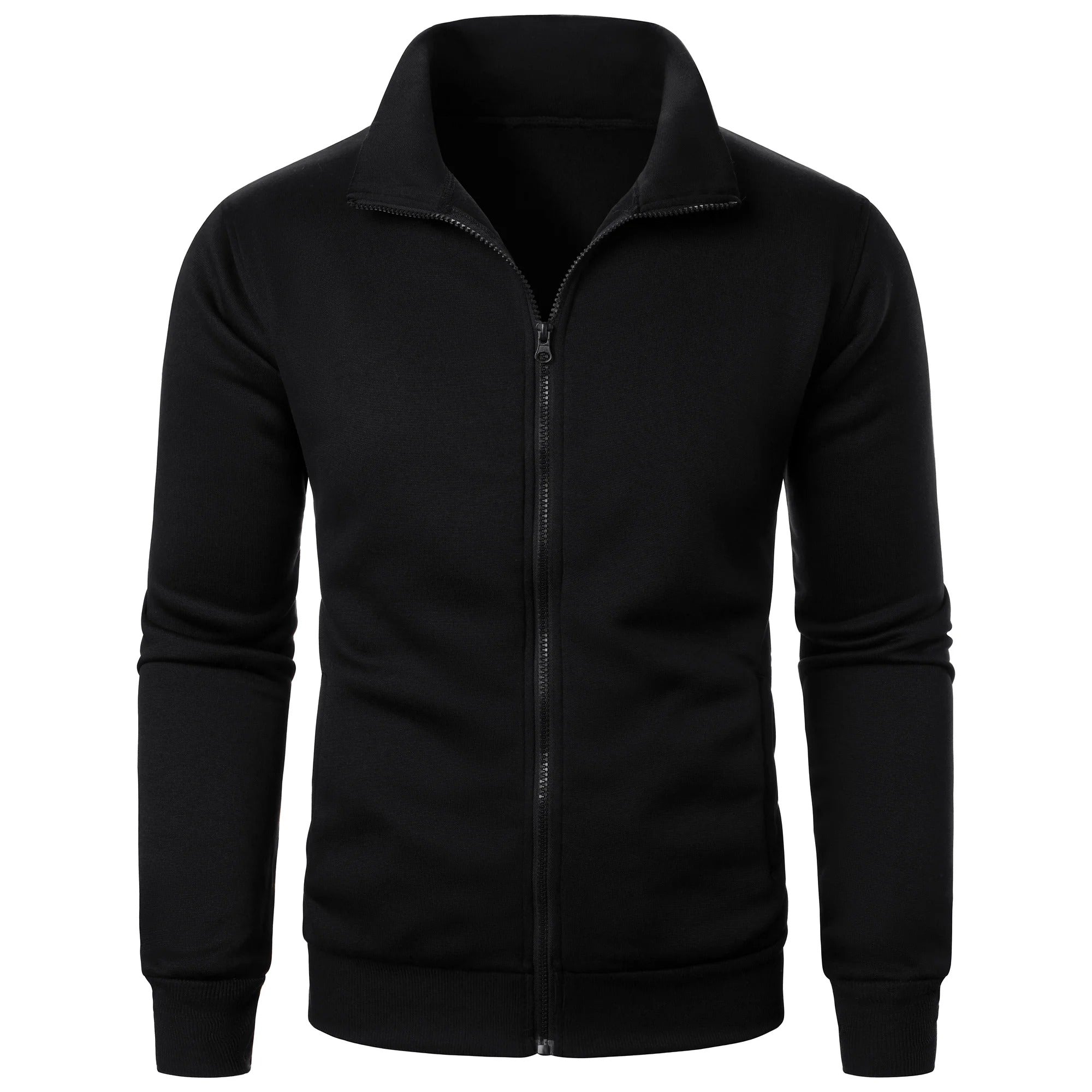 Freizeitjacke für Herren mit Stehkragen und Reißverschluss