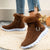 Damen Pelz Chelsea Stiefel