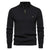 Herren-Strickpullover mit hohem Kragen