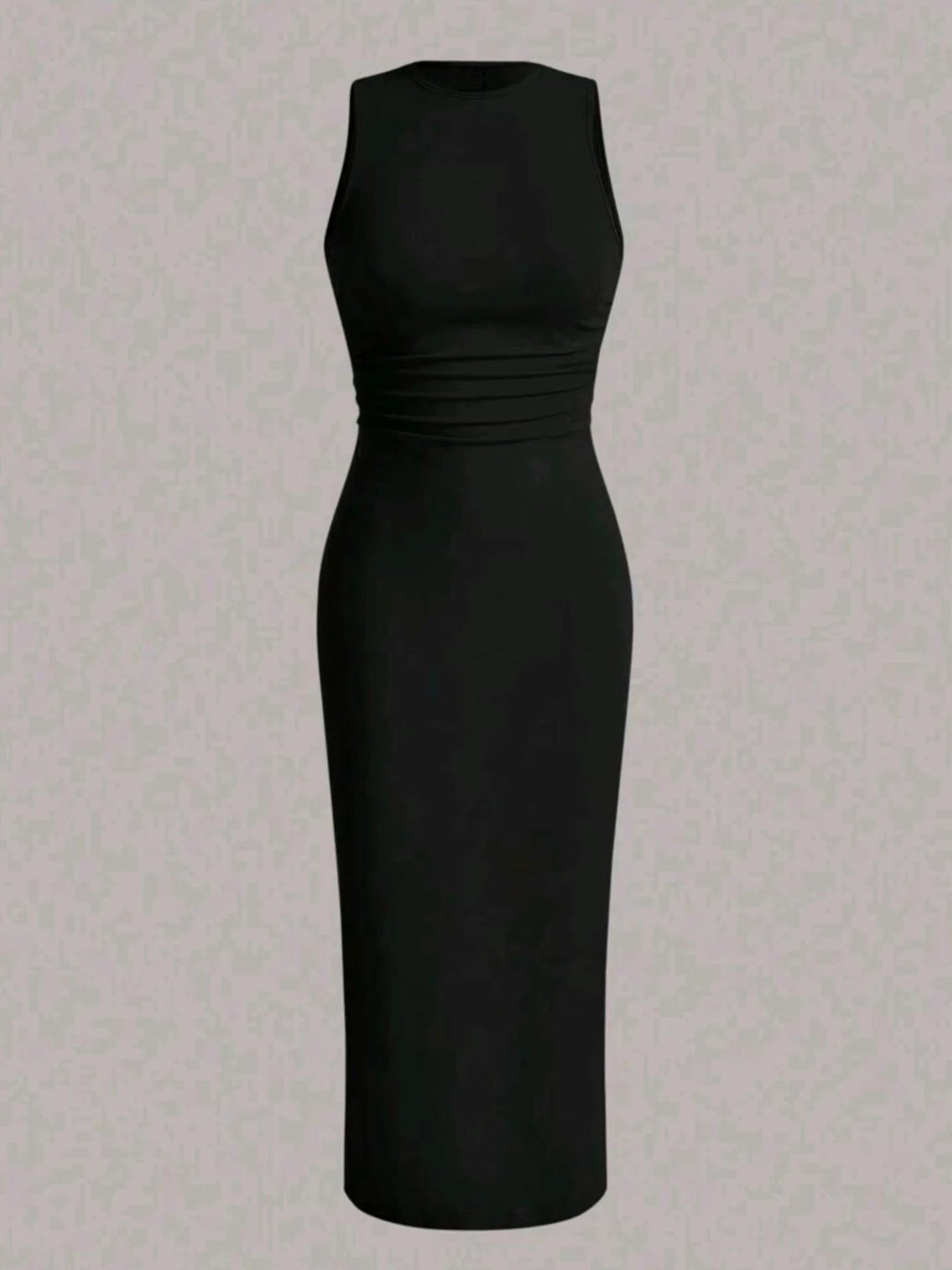 Kleid mit faltiger Taille für Frauen