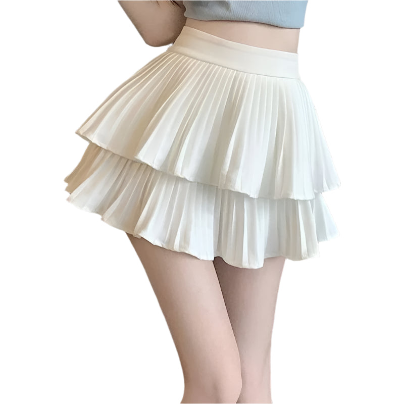 Lolita-Rock mit Rüschen und hoher Taille