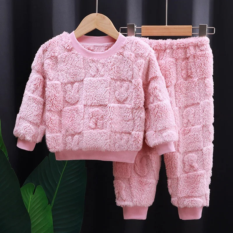 Winterpyjama aus Flanell für Kinder