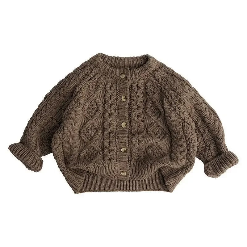 Baumwollstrickpullover für Kinder