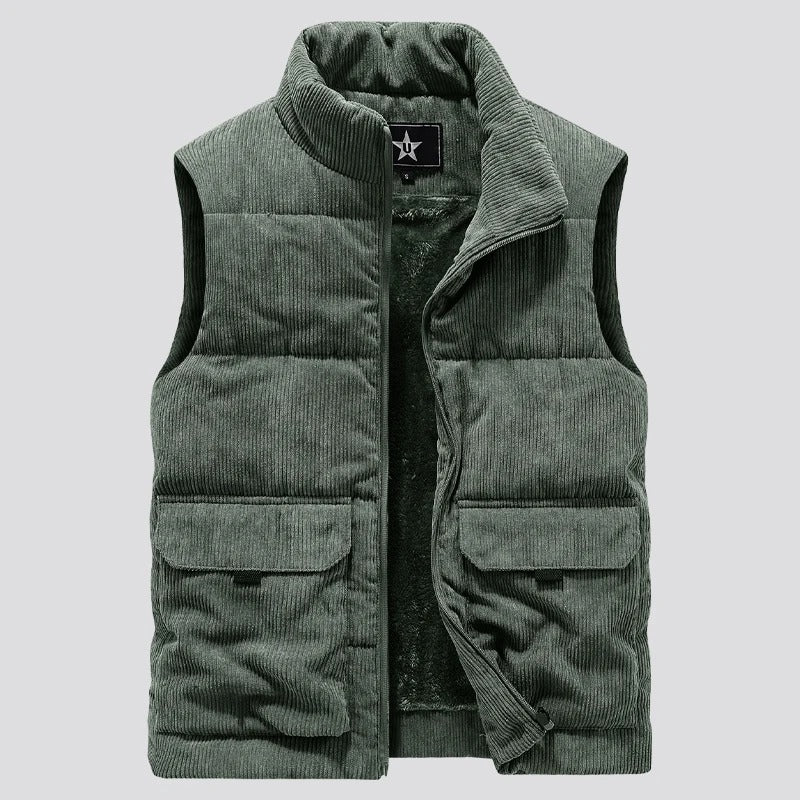 Warme Fleece-Weste für Männer