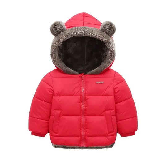 Kinder-Kaschmirjacke mit Kapuze