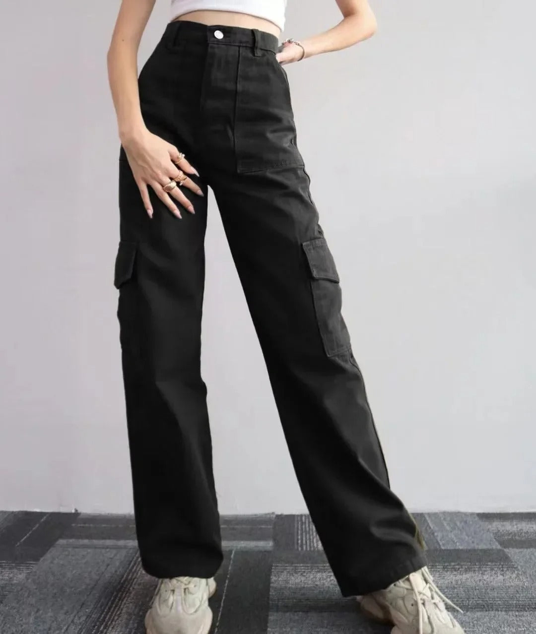 Multi Pocket Cargohose für Damen