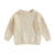 Blumenstrickpullover für Kinder