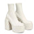 Chunky Heels Lederstiefel für Frauen