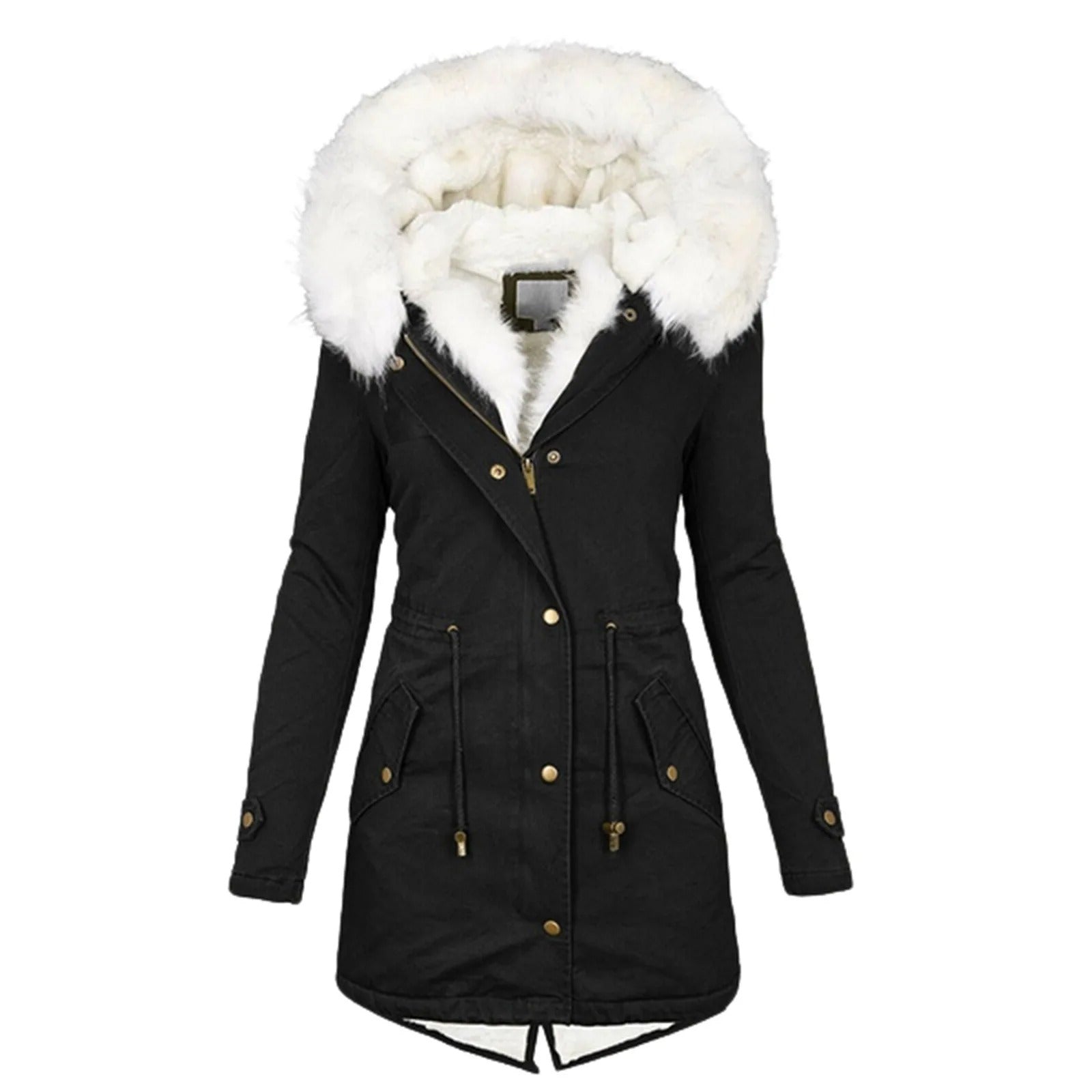 Kapuzenjacke aus Baumwolle für Frauen