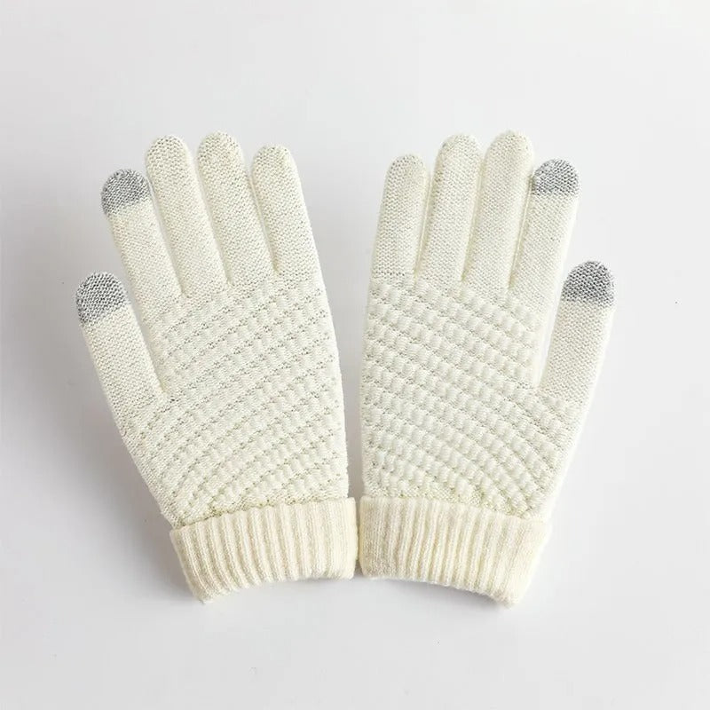 Kaschmirstrick-Winterhandschuhe für Frauen