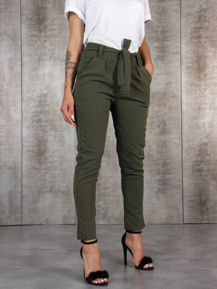 Schlanke Chiffonhose für Frauen