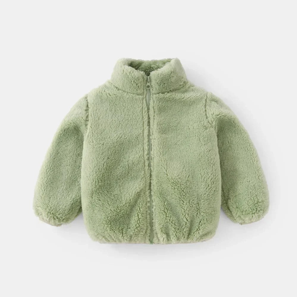 Warme Kinder-Fleecejacke