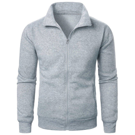 Freizeitjacke für Herren mit Stehkragen und Reißverschluss