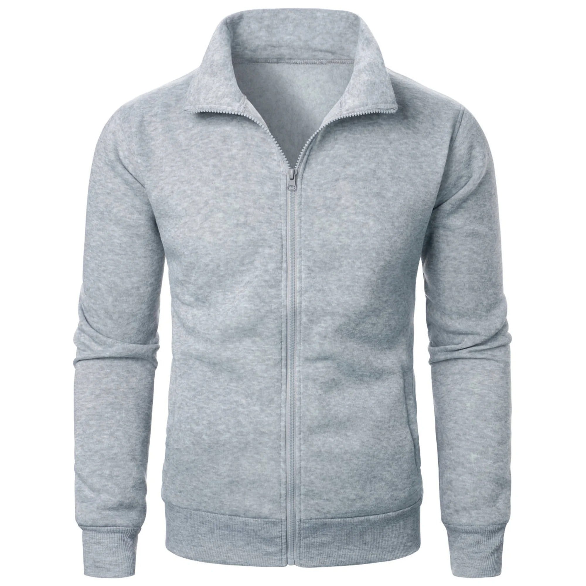 Freizeitjacke für Herren mit Stehkragen und Reißverschluss