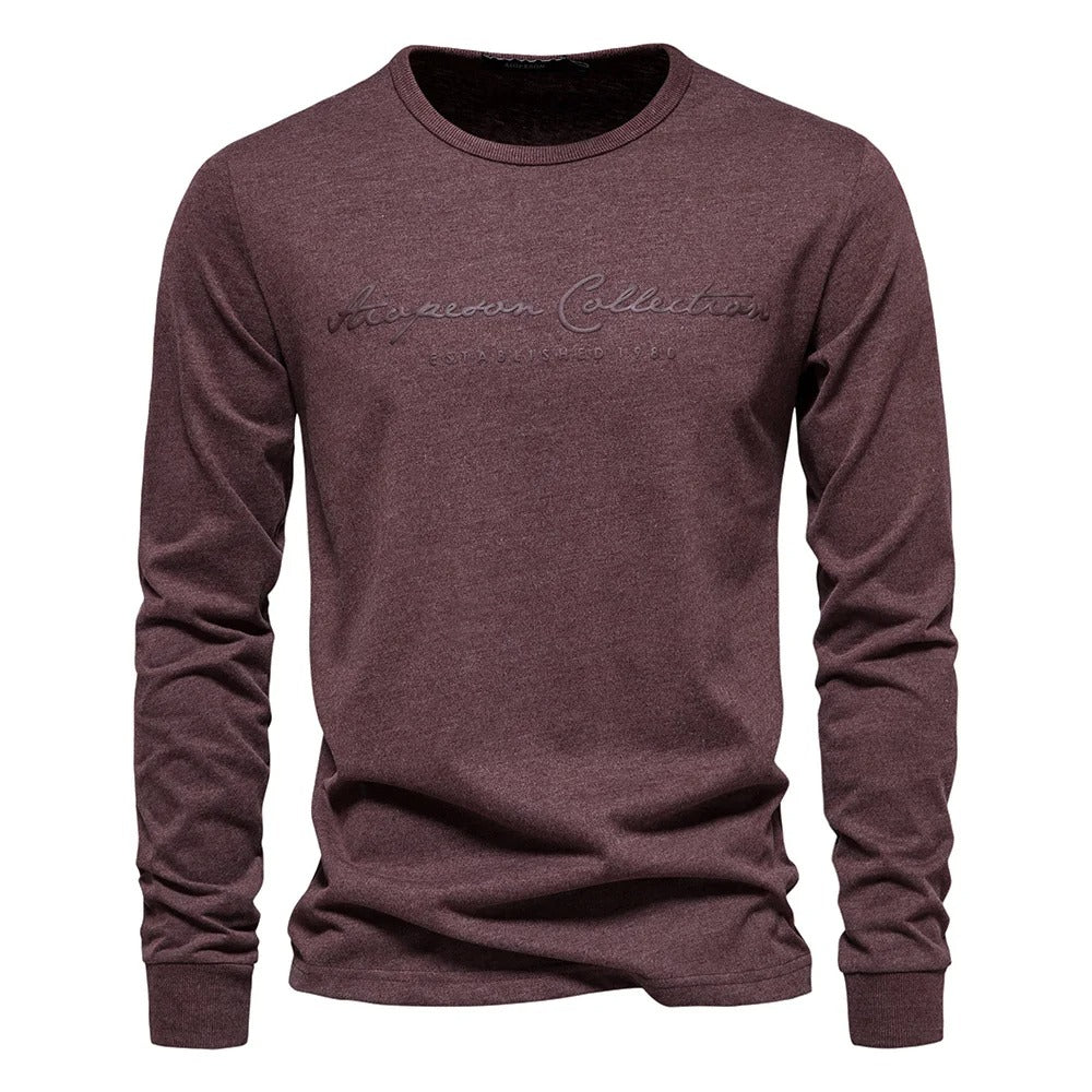 Lässiges T-Shirt mit Buchstabenaufdruck für Männer