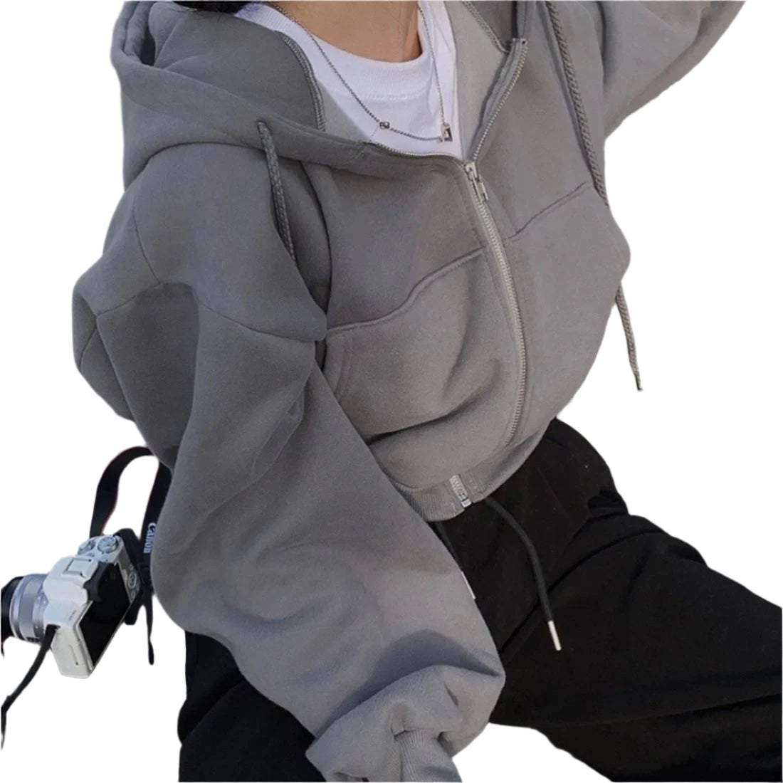 Lässiger Kapuzenpullover für Frauen