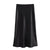 Schmal geschnittenes Damenkleid aus Satin mit Kordelzug