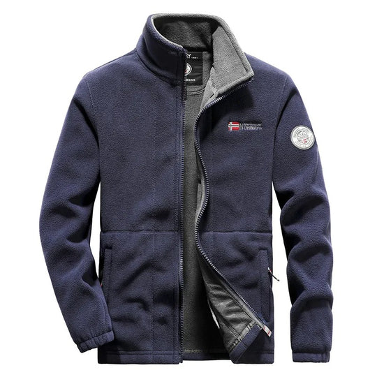 Herren Dicken Polar Fleece Jacke