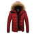 Herren-Parka aus Fleece-Daunen-Baumwolle