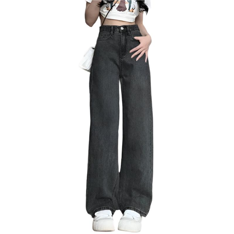 Vintage-Damenjeans mit weitem Bein