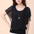 Frauen Rüschenärmel Chiffon Bluse