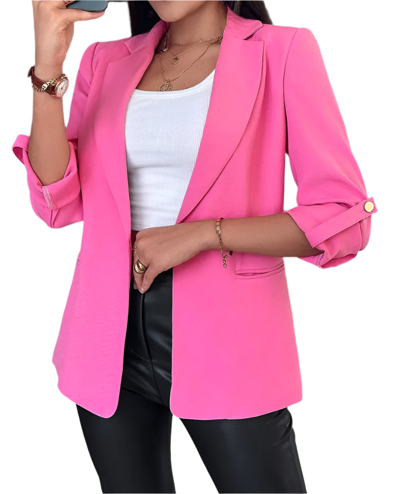 Damen Slim Cardigan Blazer