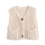 Strickjacke für Damen mit Metallknöpfen