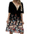 Damen V-Ausschnitt Bedrucktes Sommerkleid