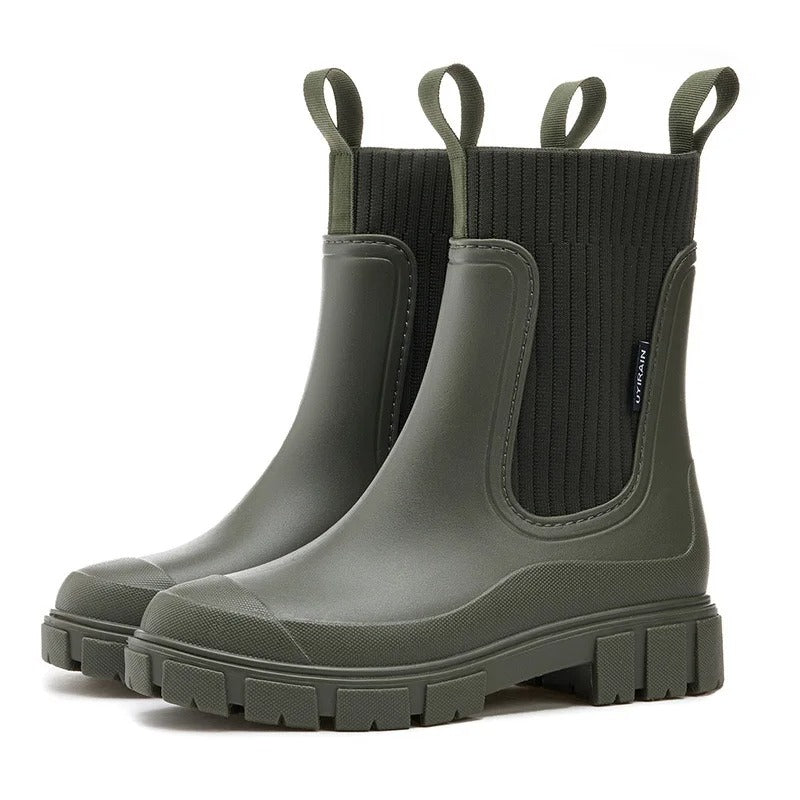 Wasserdichte Plateaustiefel für Frauen