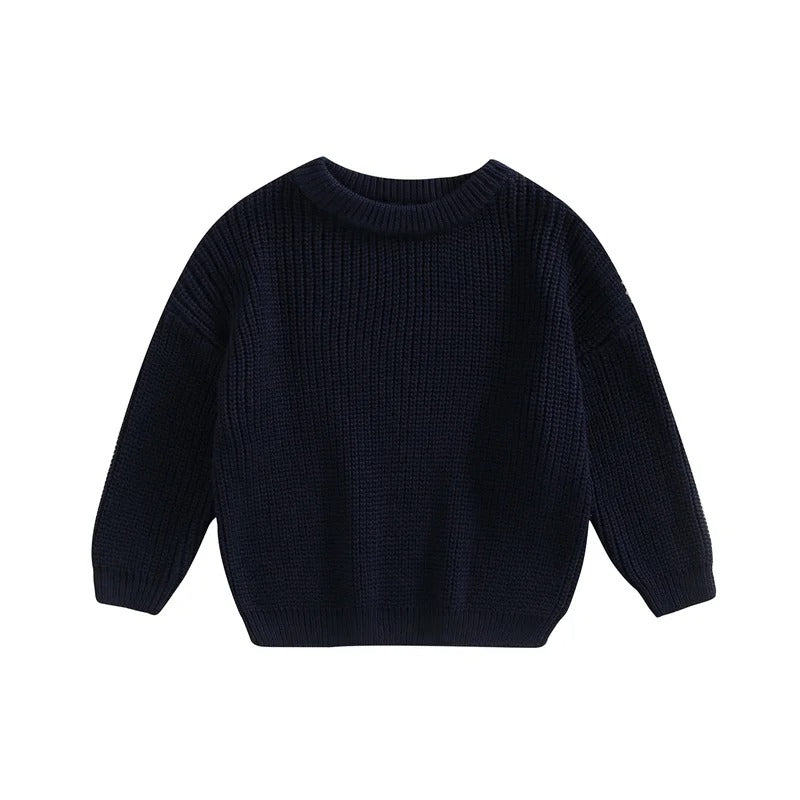 Lässiger Strickpullover für Kinder