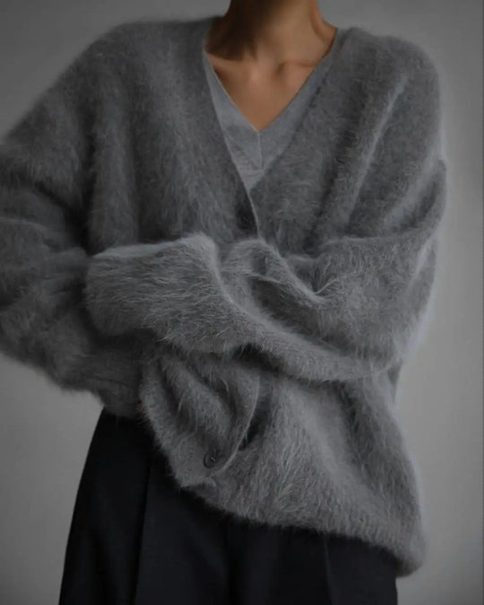 Weiche Strickjacke für Damen