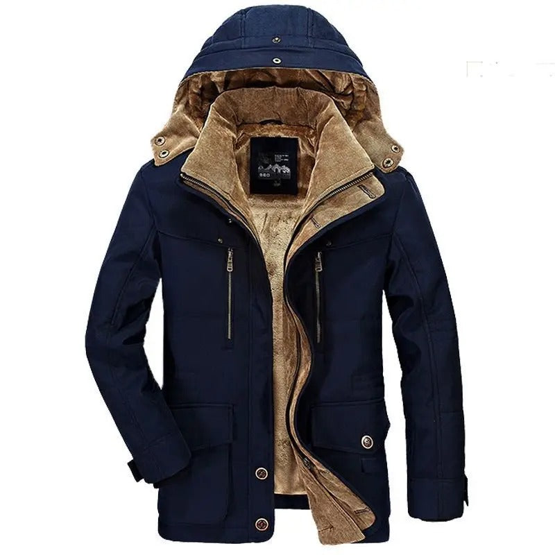Thermojacke für Männer mit mehreren Taschen