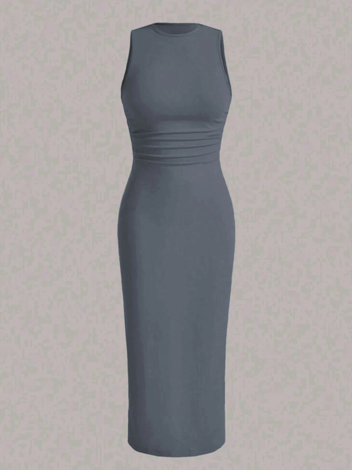 Kleid mit faltiger Taille für Frauen