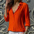 Frauen Casual Frisur Lockeres Shirt