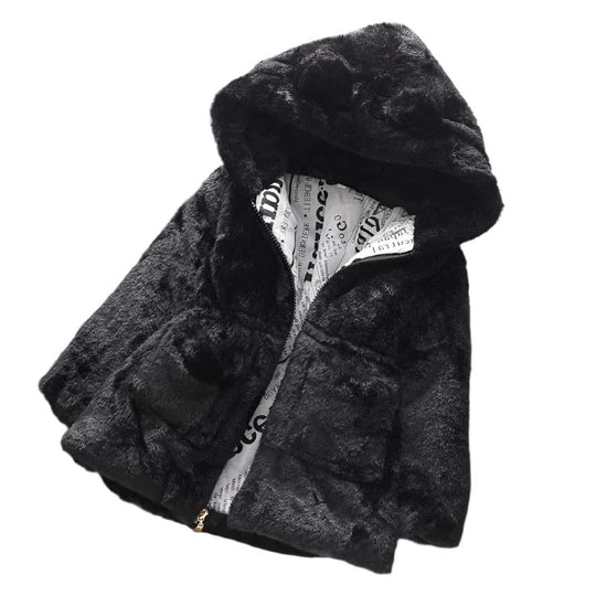 Winterjacke aus Fleece für Kinder