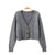 Strickjacke mit V-Ausschnitt für Damen